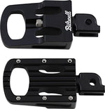 Biltwell Punisher Passenger Footpegs For Harley Davidson FLDE 1750 2018-2020 - Black