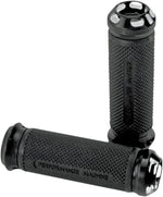Performance Machine Elite Apex Custom Grips For Harley Davidson FLD 1690 2012-2013 - Black