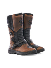 Spada Quest Motorcycle Adventure Boots - Walnut Brown