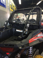 Moose Racing UTV Windscreen For Polaris Ranger RZR 570 4X4 2015-2016 Rear - Black/Clear