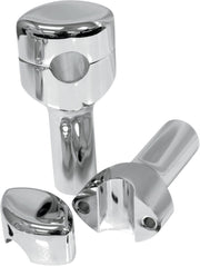 LA Choppers Handlebar Risers for 1" Handlebars For Suzuki C 50 2005-2025 10 cm (4") - Chrome