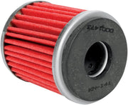 K&N Performance Oil Filter For HM Moto City 125 2012-2013 - Red Silver