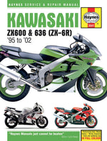 Haynes Repair Manual For Kawasaki ZX-6 R 600 1995-2001