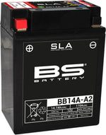 BS Battery SLA AGM Battery For Polaris 440 LC 1994-1997 - Black