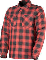Icon Fallblock Flannel Jacket - Black/Red