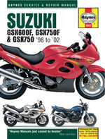 Haynes Repair Manual For Suzuki GSX600 F 1998-2002