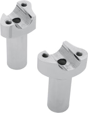 Drag Specialties Forged Aluminium Handlebar Riser 88.9 mm Rise - Chrome