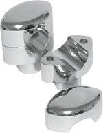 LA Choppers Handlebar Risers for 1" Handlebars For Suzuki C 50 2005-2025 38.1 mm (1-1/2") - Chrome