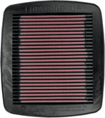 K&N High Flow Air Filter For Suzuki GSF 1200 1996-2000 - Black Red