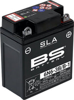 BS Battery SLA AGM Battery For Honda CB 125 B 1976-1977 - Black