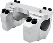 LA Choppers Handlebar Clamp Set For Harley Davidson FLHT 1584 2008-2009 1-1/4" - Raw