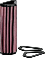 K&N High Flow Air Filter For Ducati 1098 2007-2008 - Black Red