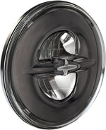 Drag Specialties 7" Reflector-Style Headlight For Harley Davidson FLHR 1340 1994-1998 Dark Chrome