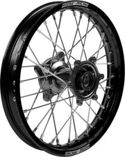 Moose Racing SX-1 Complete Wheel For Gas Gas MC85 2022-2026 14x1.6 Rear - Black/Grey