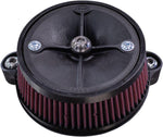 S&S Cycle Super Stock Stealth Air Cleaner Kit For Harley Davidson FLDE 1750 2018-2020 - Black