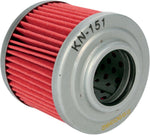 K&N Performance Oil Filter For Bimota BB1 650 1995-1997 - Red Silver