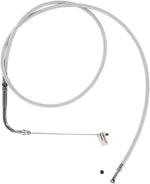 Magnum Shielding Sterling Chromite II Throttle Cable For Harley Davidson FLS 1690 2012-2015 78 cm (30-3 4") - Chrome Clear-Coated