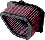 K&N High Flow Air Filter For Suzuki GSX1300R 1999-2007 - Black Red