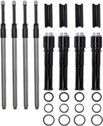 S&S Cycle Quickee Pushrod Kit with Covers For Harley Davidson FLDE 1750 2018-2020 - Gloss Black