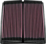 K&N High Flow Air Filter For Ducati Monster 400 2001-2005 - Black Red