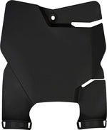 UFO Stadium Front Number Board With Fork Guards For KTM SX65 2016-2026 - Black