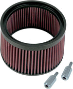 S&S Cycle Stealth Hi-Flo Air Filter Kit For Harley Davidson FLD 1690 2012-2013 - Red
