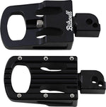 Biltwell Punisher Footpegs For Harley Davidson FLDE 1750 2018-2020 - Black