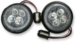Ciro Fang Signal Light Inserts For Harley Davidson FLD 1690 2012-2013 Rear