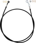 Fat Baggers Inc. EZ Install Brake Hose For Harley Davidson FLTRK 1868 2020-2024 - Black 152.5cm
