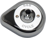 S&S Cycle Stealth Teardrop Air Cleaner Cover For Harley Davidson FLDE 1750 2018-2020 - Chrome