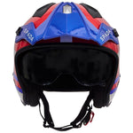 Spada Rock 06 Pilot Blue White Red Trials Helmet