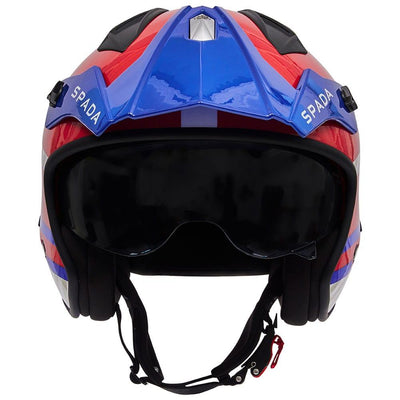 Spada Rock 06 Pilot Blue White Red Trials Helmet