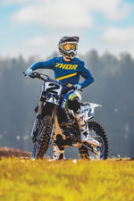 Thor Sportmode Brave Pants - Black Blue Grey Yellow