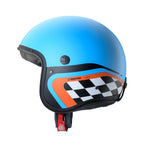 Caberg Freeride X Daytona Matt Blue Black Orange Helmet