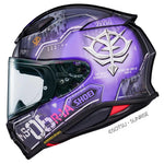 Shoei NXR2 MS-06R-1A Black Tri-Star's Zaku II H-MOB TC-12 Full Face Motorcycle Helmet