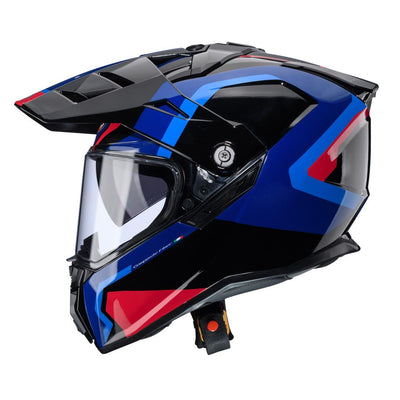 Caberg Tanami Scram Black Red Blue Light Blue Helmet