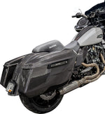 Slyfox Side Covers For Harley Davidson FLDE 1750 ABS 2018-2020 Right - Black/Carbon Fiber/Matte