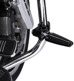 Ciro Standard Engine Guard Highway Peg Hingeless Mounting Clamp Kit - Black