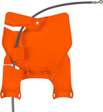 UFO Stadium Front Number Board With Fork Guards For KTM SX65 2016-2026 - Orange