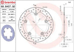 Brembo Oro Prime Line Fixed Brake Disc For BMW C 600 Sport ABS 2012-2015 Fit Front Or Rear