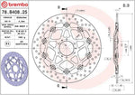 Brembo Oro Prime Line Floating Brake Disc For Honda CBR600F4 1999-2000 Front
