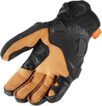 Icon Hypersport Short Gloves - Black Brown