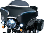 Kuryakyn Steel Fairing/Windshield Trim For Harley Davidson FLHR 1340 1998 - Chrome