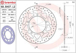Brembo Oro Prime Line Fixed Brake Disc For Kawasaki EX300 2013-2016 Front