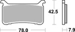 SBS DS Dual Sintered Front Brake Pads For Honda CBR 1000 RR 2017-2019