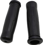 Avon Grips Old School Rubber Grips For Harley Davidson FLDE 1750 2018-2020 Closed End No Flange - Black