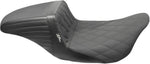 LE Pera Kickflip Seat For Harley Davidson FLH 1868 ABS 2021 Diamond w/Gripp Tape - Black