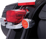 Ciro Fang Turn Signal Light Inserts For Harley Davidson FLH 1868 ABS 2021 Rear Chrome Clear