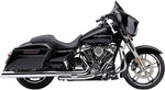 Cobra 909 Uppercut Silencers For Harley Davidson FLHR 1340 1995-1998 - Chrome