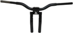 LA Choppers Kage Fighter-T Pullback Handlebar 28 cm (11") - Black/Gloss